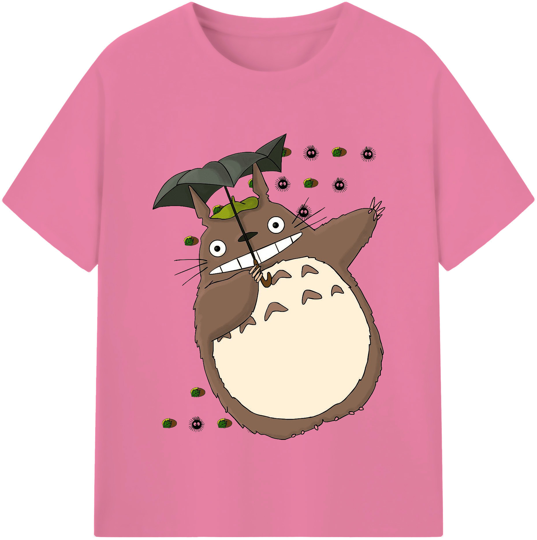 （画像用） となりのトトロ 草壁メイ 草壁サツキ My Neighbor Totoro Satsuki Kusakabe Mei Kusakabe 綿100％半袖Tシャツ（フロントプリント）